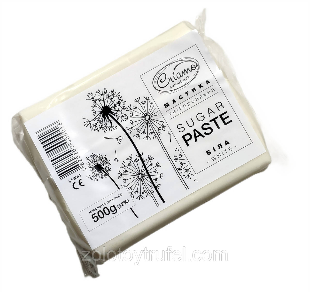 Універсальна мастика біла 100 г, Criamo, фото 1