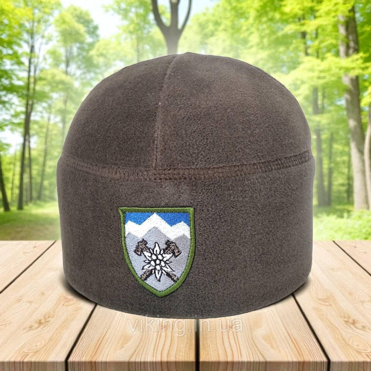 Шапка фліс 10 ОГШБ (окрема гірсько-штурмова бригада) Хакі, фото 1