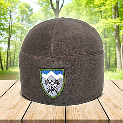 Шапка фліс 10 ОГШБ (окрема гірсько-штурмова бригада) Хакі