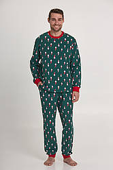 Піжама чоловіча НОВОРІЧНА ТЕПЛА ELLEN HAPPY SEASON 0582/08/02