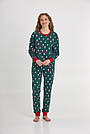Піжама жіноча НОВОРІЧНА ELLEN на підчосі штани, кофта HAPPY SEASON 0782/13/02, фото 3