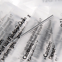 Голка для проколювання під пірсинг Finding Сталева стерильна одноразова голка 14G Сталистий 1.6 мм