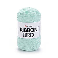 YarnArt RIBBON LUREX (Ріббон Люрекс) №738 м'ятний (Пряжа з люрексом, нитки для в'язання)