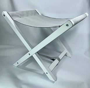 Підставка під сумку (біла зі світло-сірою тканиною)