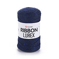 YarnArt RIBBON LUREX (Ріббон Люрекс) №740 темно-синій (Пряжа з люрексом, нитки для в'язання)