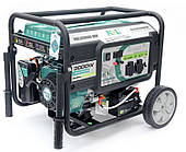 Генератор бензиновый с электростартером NDL 3000NI-DW (3 кВт колеса, ручки)