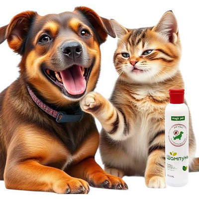 Протипаразитарні шампуні для котів і собак