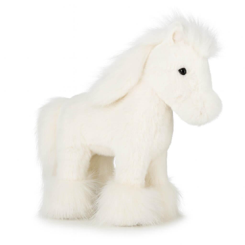 М’яка іграшка Кінь білий 25 см — плюшевий символ 2026 року, арт. C6104-1, фото 1