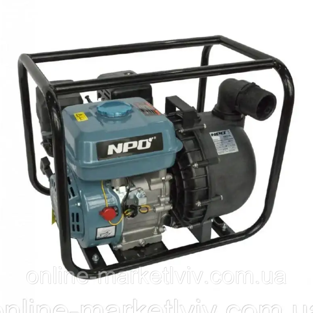 Мотопомпа 7 к.с для глибини 8 м NPO Garden MP20-80 / Мотопомпа для води / Мотопомпа для відкачки брудної води/ Мотопомпа бензинова, фото 1