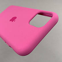 Чохол для iPhone 11 Pro силікон кейс чохол із закритим низом на телефон айфон 11 про малиновий h5p, фото 5