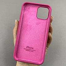 Чохол для iPhone 11 Pro силікон кейс чохол із закритим низом на телефон айфон 11 про малиновий h5p, фото 2