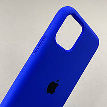 Чохол для iPhone 11 Pro силікон кейс чохол із закритим низом на телефон айфон 11 про синій h5p, фото 3