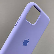 Чохол для iPhone 11 Pro силікон кейс чохол із закритим низом на телефон айфон 11 про бузковий h5p, фото 3