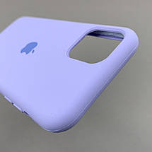 Чохол для iPhone 11 Pro силікон кейс чохол із закритим низом на телефон айфон 11 про бузковий h5p, фото 5