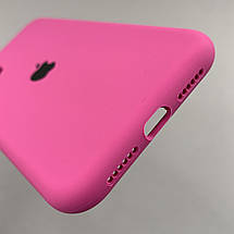 Чохол для iPhone 11 силікон кейс чохол із закритим низом на телефон айфон 11 малиновий h5p, фото 4