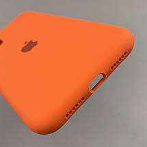 Чохол для iPhone 11 силікон кейс чохол із закритим низом на телефон айфон 11 помаранчевий h5p, фото 4