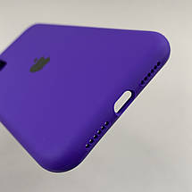Чохол для iPhone 11 силікон кейс чохол із закритим низом на телефон айфон 11 темно-фіолетовий h5p, фото 4