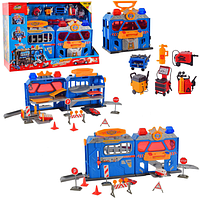 Паркінг дитячий Трек Тачки 2 машинки іграшковий парковка для машин гараж SUNNY