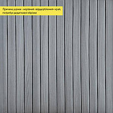 Вінілова самоклеюча 3D рейка | 600×600×2,8 мм | сірий Тік | водостійка | декоративна | PREMIUM