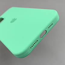 Чохол для iPhone 12 Pro Max силікон кейс чохол із закритим низом на телефон айфон 12 про макс м'ятний h5p, фото 4