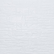 3D панель декоративна | 700×770×5 мм | самоклеюча | Рваний камінь | водостійка | легкий монтаж | PREMIUM