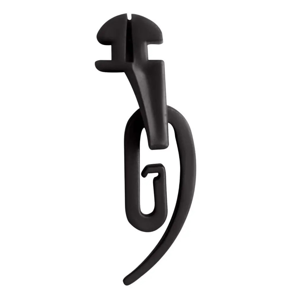 Бігунок для карнизу КС, шт (йде в комплекті з гачком для штор Сигма) Чорний, фото 1