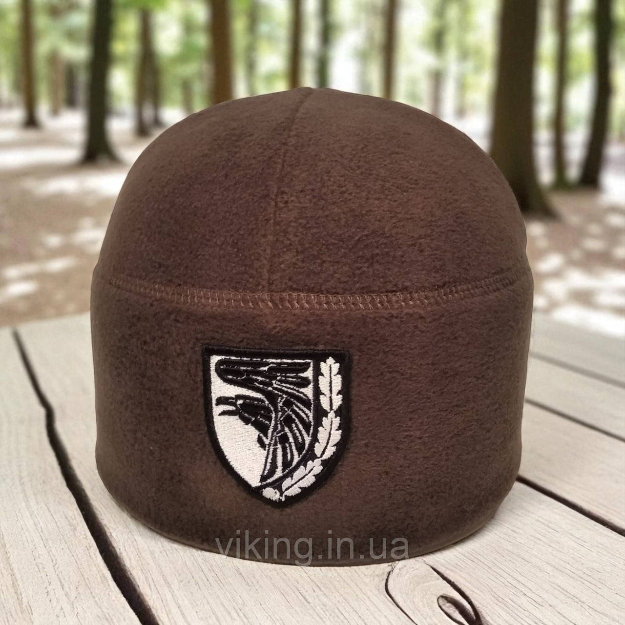 Шапка фліс 93 ОМБр (окрема механізована бригада) (Холодний Яр) Хакі, фото 1