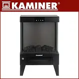 Електрокамін Kaminer embego 2000 вт – обігрівач з ефектом вогню та тепловентилятор, фото 4