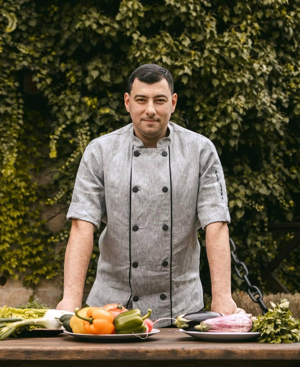 Кітель Лен Двубортний Чоловічий 52 розмір