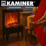 Електрокамін Kaminer embego 2000 вт – обігрівач з ефектом вогню та тепловентилятор, фото 10