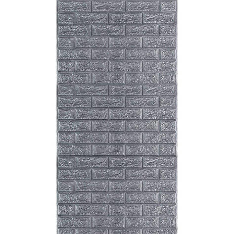 Самоклеюча 3D панель під цеглу | 3080×700×3 мм | водостійка | декоративна | легкий монтаж | PREMIUM, фото 1