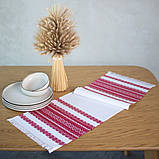 Тканий рушничок з червоним орнаментом (1,0 м. * 0,35 м.), фото 2