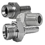 Гідравлічні штуцери прямі із зовнішнім різьбленням