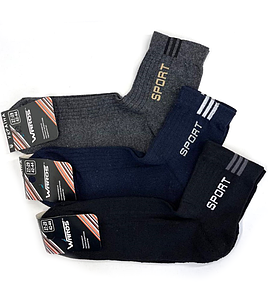 Шкарпетки чоловічі зимові махровий слід "Sport" 25-27 р. (12 пар!) Варос