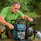 Мотопомпа 7 к.с для глибини 8 м NPO Garden MP20-80 / Мотопомпа для води / Мотопомпа для відкачки брудної води/ Мотопомпа бензинова, фото 7