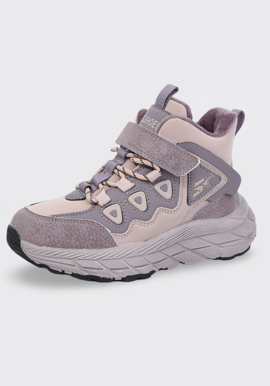 Дитячі зимові черевики для дівчинки Bashili фіолетовий (E83A), фото 1