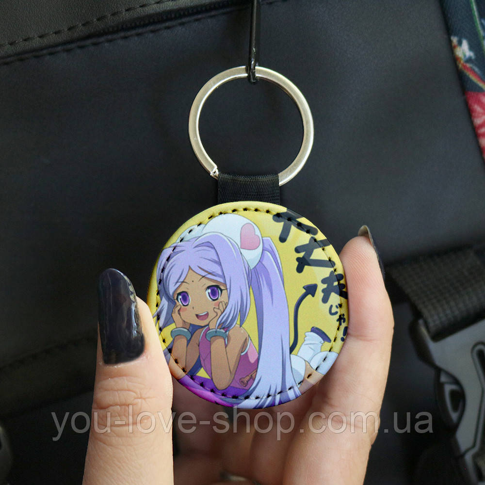 Брелок круглий на рюкзак Щоденник майбутнього — Мірай Ніккі KR5799, фото 1