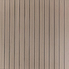 Вінілове самоклеюче покриття 3D рейки | 600×600×2,8 мм | Тік горіховий | водостійке | декоративне | легкий монтаж | PREMIUM