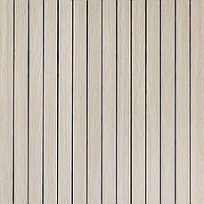 Вінілове покриття 3D рейки | 600×600×2,8 мм | самоклеюче | дуб перлинний пісок | водостійке | декоративне | PREMIUM