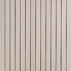 Вінілове самоклеюче покриття 3D рейки | 600×600×2,8 мм | Ясен кремовий | водостійке | декоративне | легкий монтаж | PREMIUM