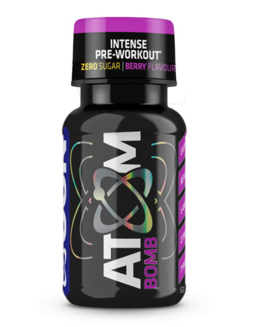 Шот передтренувальний комплекс Atom Bomb Pre-Workout НІКС USN 60 мл Ягода berry, фото 1