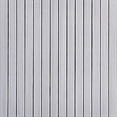 Вінілове самоклеюче покриття 3D рейки | 600×600×2,8 мм | срібний Кедр | водостійке | декоративне | легкий монтаж | PREMIUM