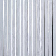 Вінілове самоклеюче покриття 3D рейки | 600×600×2,8 мм | білий графіт | водостійке | декоративне | легкий монтаж | PREMIUM