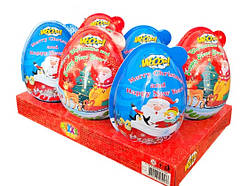 Яйце пластикове Toy Egg Mega Max Новорічне 6 шт.