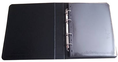 Папка для листів "Банкноти золото" формату Optima для монет або банкнот чорного кольору, фото 4