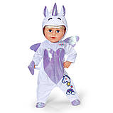 Одяг для ляльки Baby Born 43 см Комбінезон єдинорога, фото 4