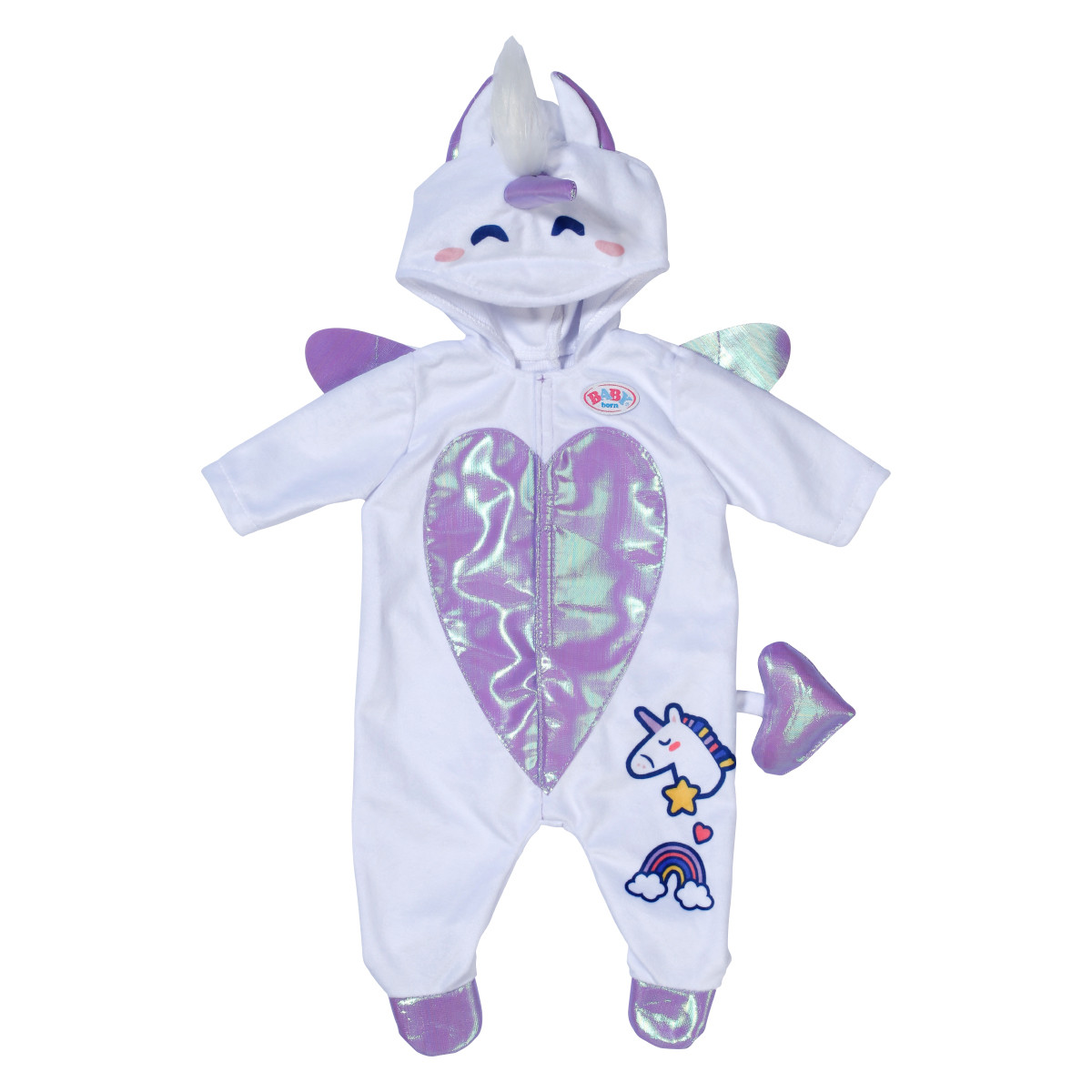 Одяг для ляльки Baby Born 43 см Комбінезон єдинорога, фото 1