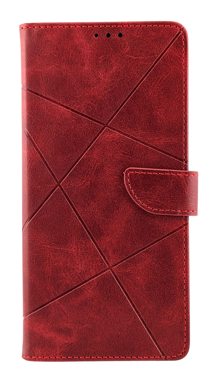 Чохол книжка Business Leather Claps для Samsung Galaxy A07 / A075 на магніті з підставкою червоний - фото 1 - id-p2779994828