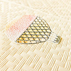 Панель стінова 3D | 700×700×4 мм | рогожка | повітряні кулі | самоклеюча | декоративна | PREMIUM, фото 5