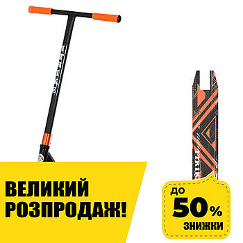 Самокат трюковий iTrike (HIC, колеса ПУ 100 мм, кермо 85 см) SR 2-066-6-B3 Чорно-жовтогарячий